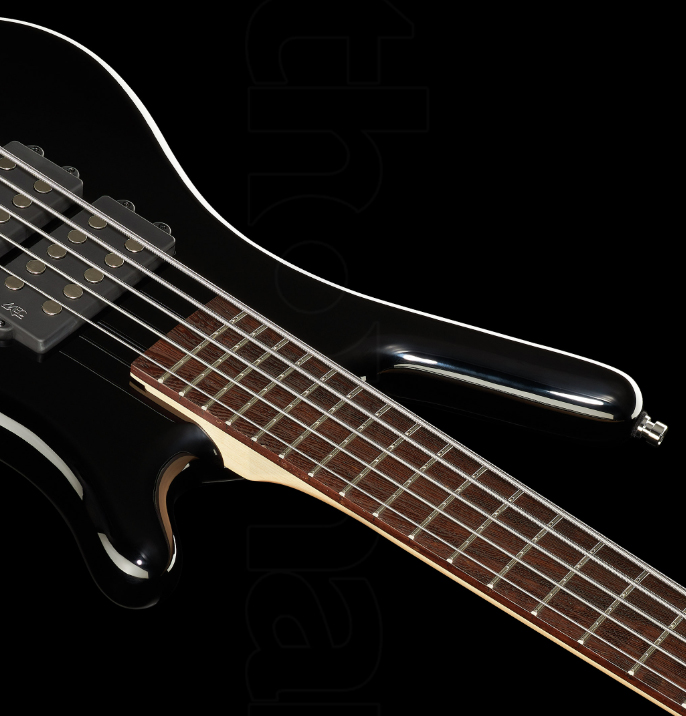 Warwick Corvette $$ 5c Rockbass Active Wen - Solid Black - Bajo eléctrico de cuerpo sólido - Variation 2