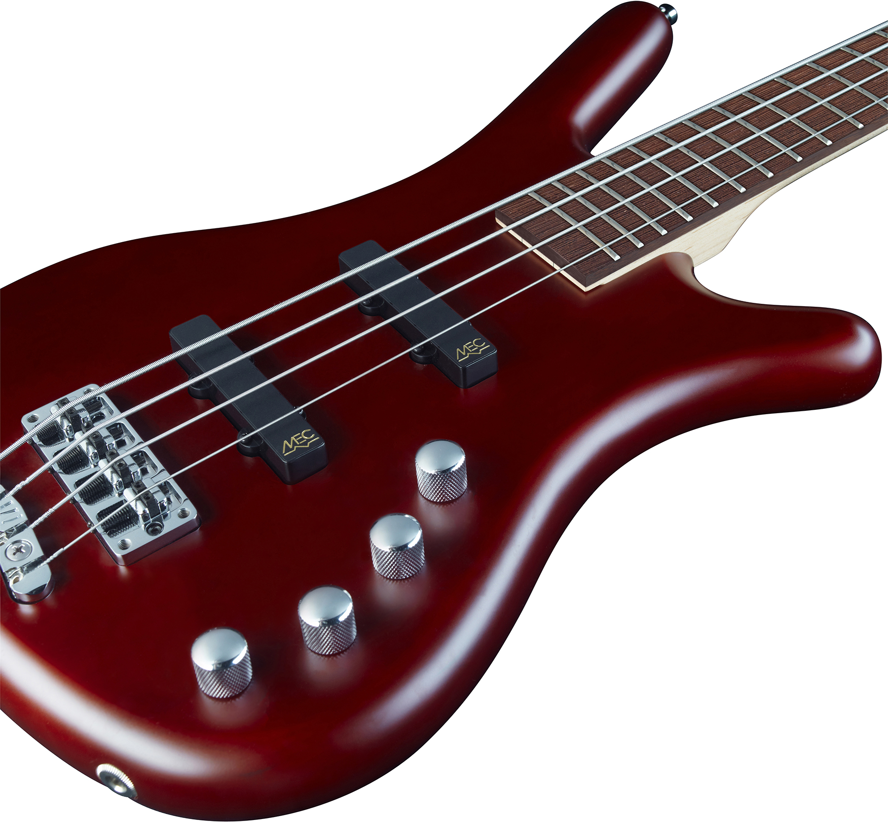 Warwick Corvette Basic 4 Strings Rockbass Active Wen - Burgundy Red Satin - Bajo eléctrico de cuerpo sólido - Variation 2