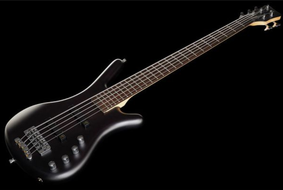 Warwick Corvette Basic 5c Rockbass Active Wen - Nirvana Black Trans. Satin - Bajo eléctrico de cuerpo sólido - Variation 1