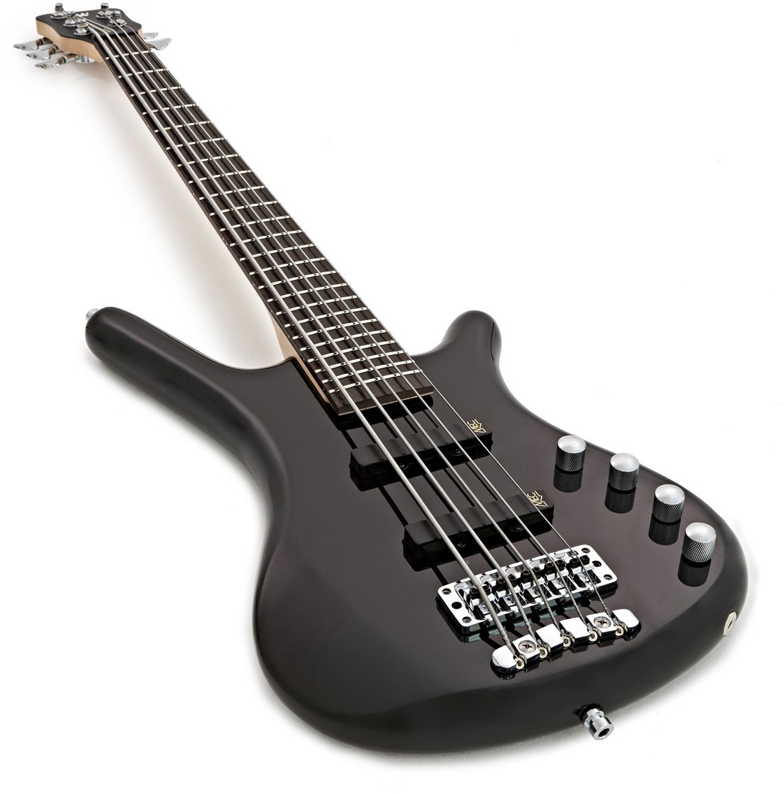 Warwick Corvette Basic 5c Rockbass Active Wen - Solid Black - Bajo eléctrico de cuerpo sólido - Variation 2