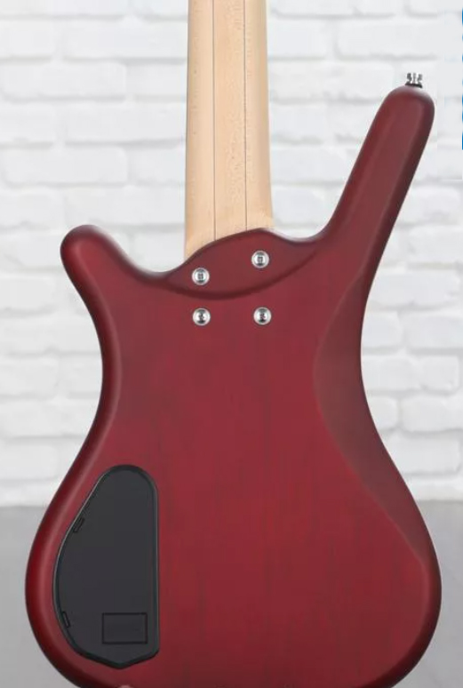 Warwick Corvette Basic 5c Rockbass Active Wen - Burgundy Red Trans. Satin - Bajo eléctrico de cuerpo sólido - Variation 3