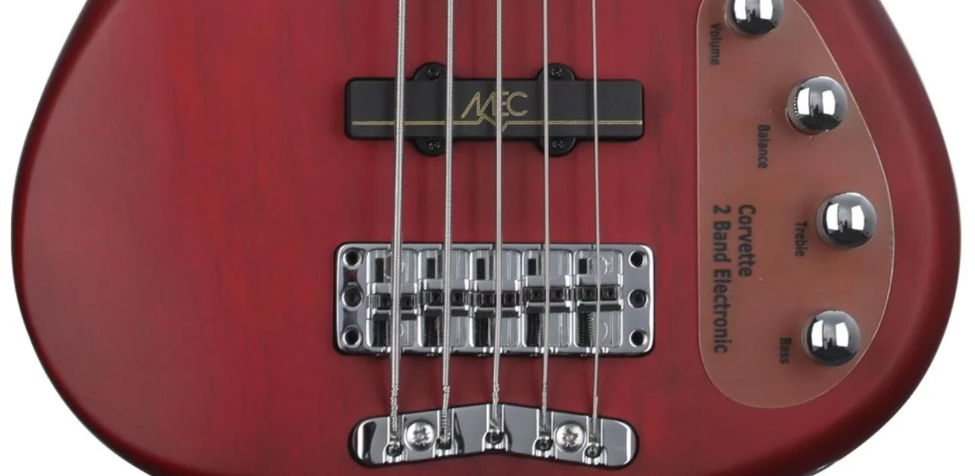 Warwick Corvette Basic 5c Rockbass Active Wen - Burgundy Red Trans. Satin - Bajo eléctrico de cuerpo sólido - Variation 4