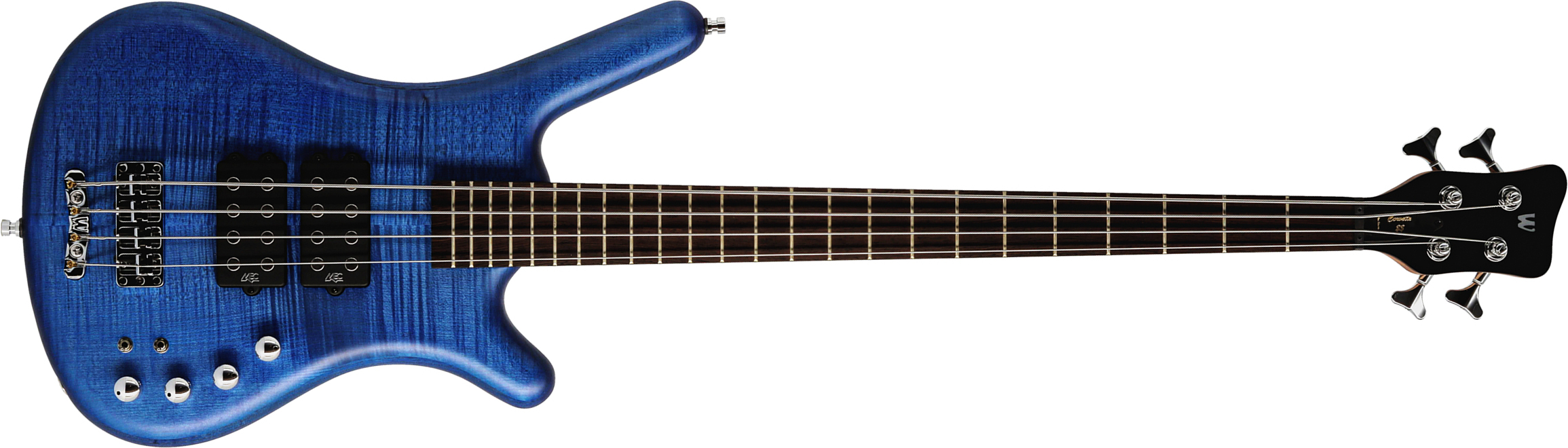 Warwick Corvette $$  4-string Pro Gps Active Wen - Ocean Blue - Bajo eléctrico de cuerpo sólido - Main picture