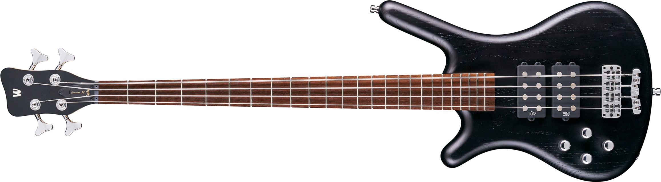 Warwick Corvette $$ 4c Lh Rockbass Gaucher Active Wen - Nirvana Black Trans. Satin - Bajo eléctrico de cuerpo sólido - Main picture