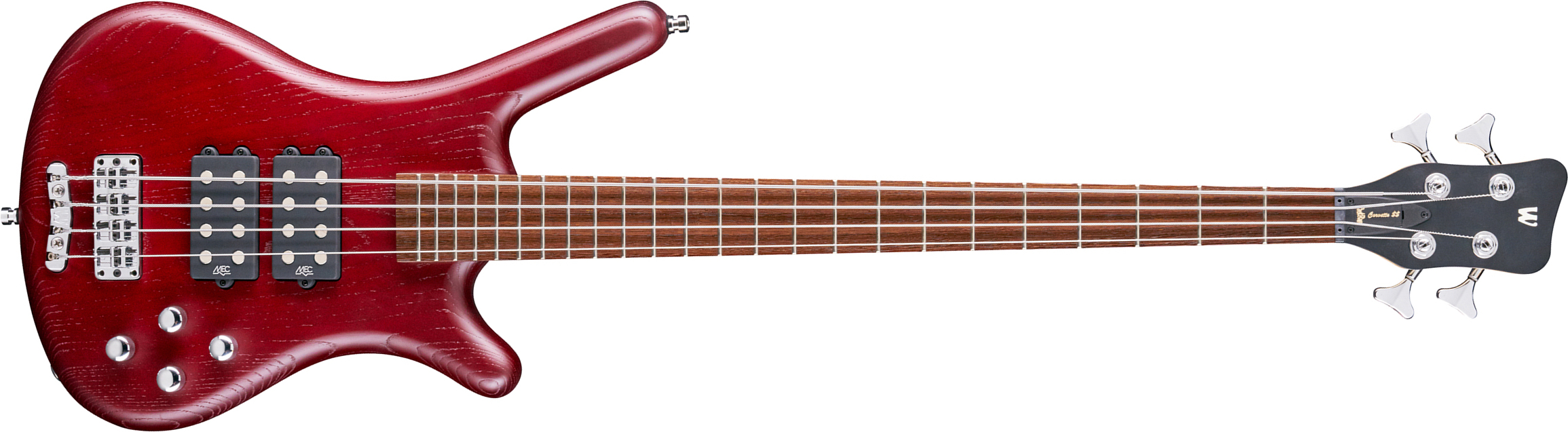 Warwick Corvette $$ 4c Rockbass Active Wen - Burgundy Red Satin - Bajo eléctrico de cuerpo sólido - Main picture