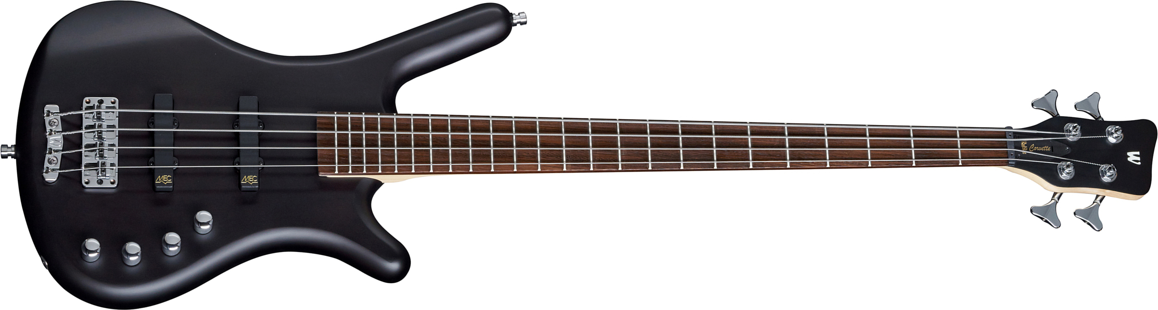 Warwick Corvette Basic 4c Rockbass Active Wen - Nirvana Black Satin - Bajo eléctrico de cuerpo sólido - Main picture