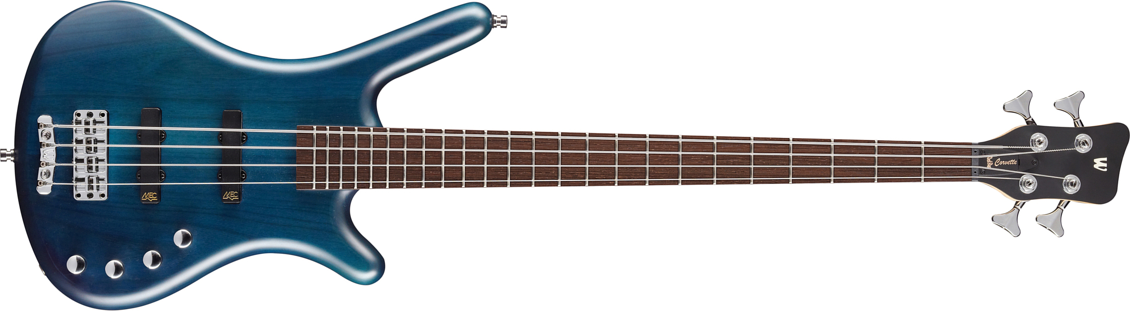 Warwick Corvette Basic 4c Rockbass Active Wen - Ocean Blue Satin - Bajo eléctrico de cuerpo sólido - Main picture