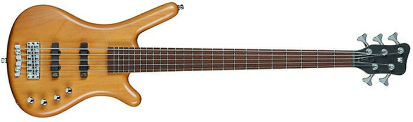 Warwick Corvette Basic 5c Rockbass Active Wen - Natural Trans. Satin - Bajo eléctrico de cuerpo sólido - Main picture