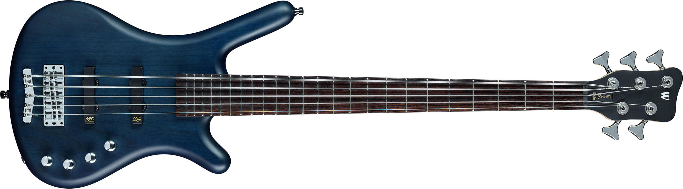 Warwick Corvette Basic 5c Rockbass Active Wen - Ocean Blue Trans. Satin - Bajo eléctrico de cuerpo sólido - Main picture