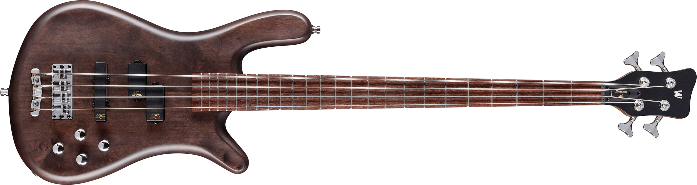 Warwick Streamer Lx4 Pro Gps 4c Active Wen - Nirvana Black Satin - Bajo eléctrico de cuerpo sólido - Main picture