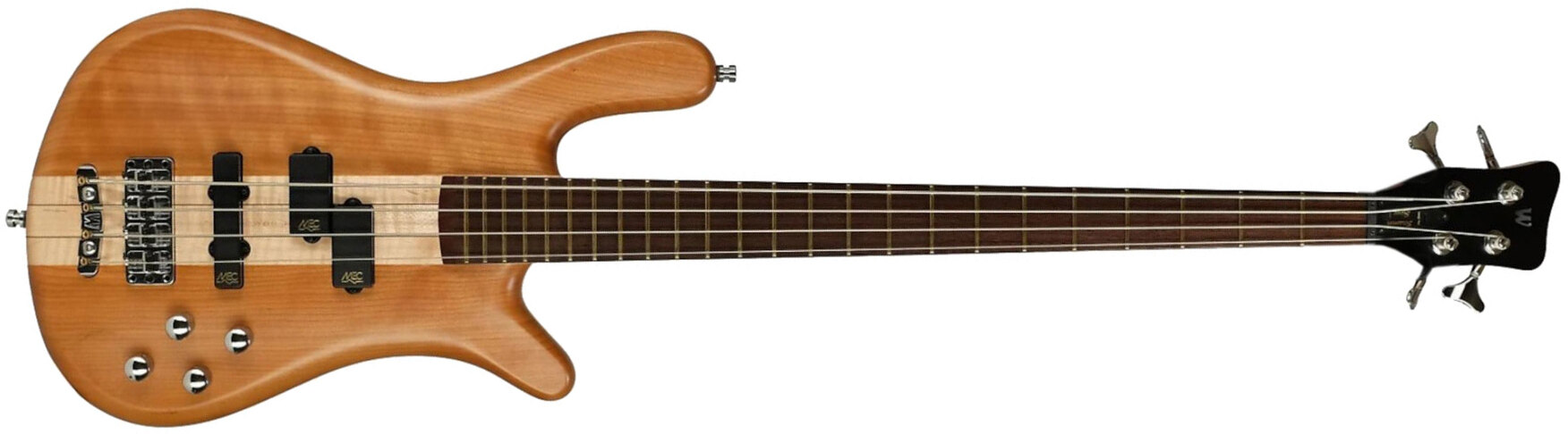 Warwick Streamer Stage 1 Teambuilt Pro Series - Natural Transparent Satin - Bajo eléctrico de cuerpo sólido - Main picture