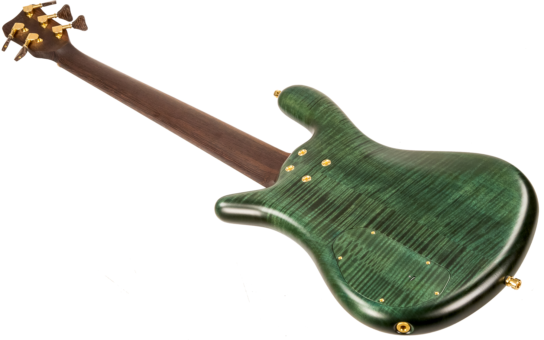 Warwick Custom Shop Streamer Lx 5-strings - Petrol Green Trans Satin - Bajo eléctrico de cuerpo sólido - Variation 3