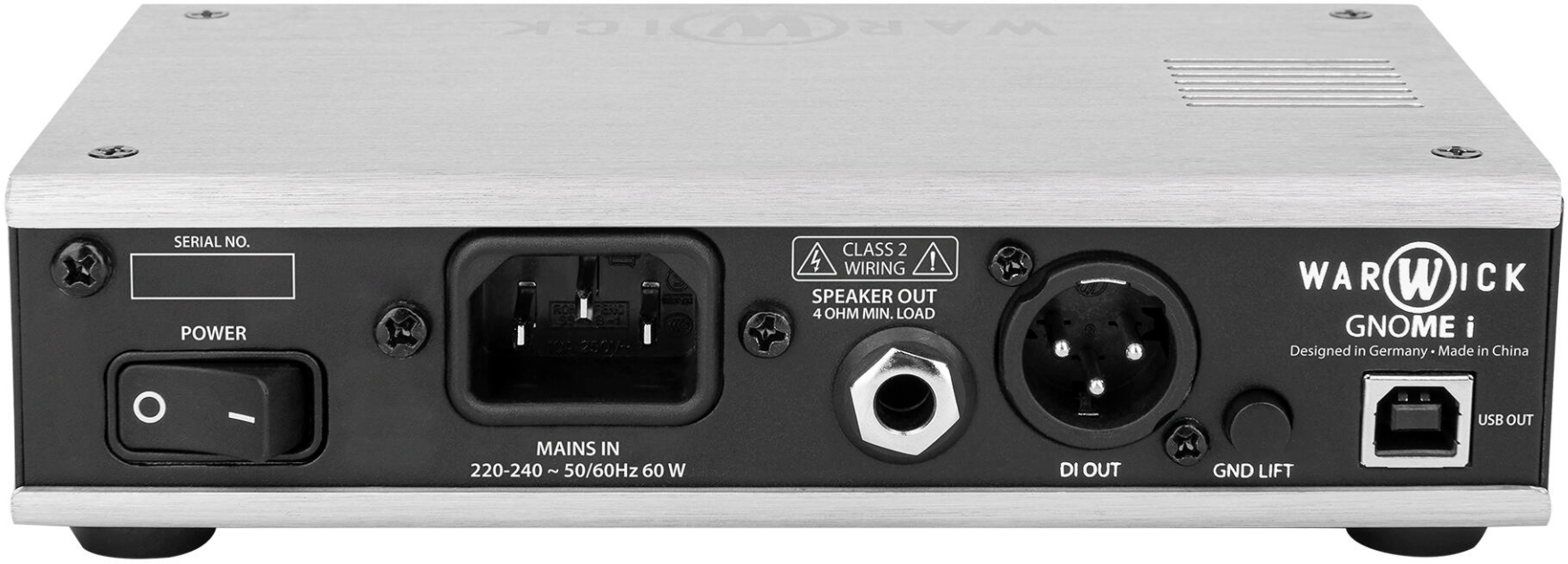 Warwick Gnome I Pocket Bass Amp Head With Usb 200w - Cabezal para bajo - Variation 2