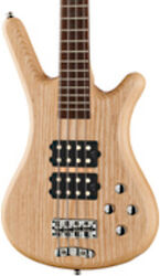 Bajo eléctrico de cuerpo sólido Warwick Rockbass Corvette $$ - Natural satin