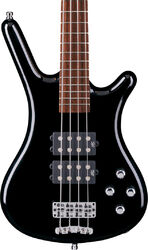 Bajo eléctrico de cuerpo sólido Warwick Rockbass Corvette $$ - Solid black