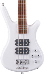 Bajo eléctrico de cuerpo sólido Warwick Rockbass Corvette $$ - Solid white