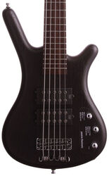 Bajo eléctrico de cuerpo sólido Warwick Rockbass Corvette $$ 5-String - Nirvana black trans. satin