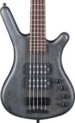 Bajo eléctrico de cuerpo sólido Warwick Teambuilt Pro Series Corvette $$ 5-String - Nirvana black trans. satin