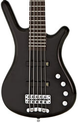 Bajo eléctrico de cuerpo sólido Warwick Rockbass Corvette Basic 5-String - Solid black