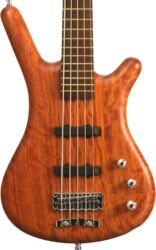 Bajo eléctrico de cuerpo sólido Warwick PRO GPS Teambuilt Corvette Bubinga 5-String - Natural Transparent Satin