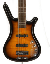 Bajo eléctrico de cuerpo sólido Warwick Rockbass Corvette Classic 5-String - Almond sunburst