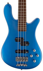 Bajo eléctrico de cuerpo sólido Warwick Rockbass Streamer LX 4 String - Solid blue metallic