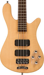 Bajo eléctrico de cuerpo sólido Warwick Rockbass Streamer Standard 4 String - Natural satin