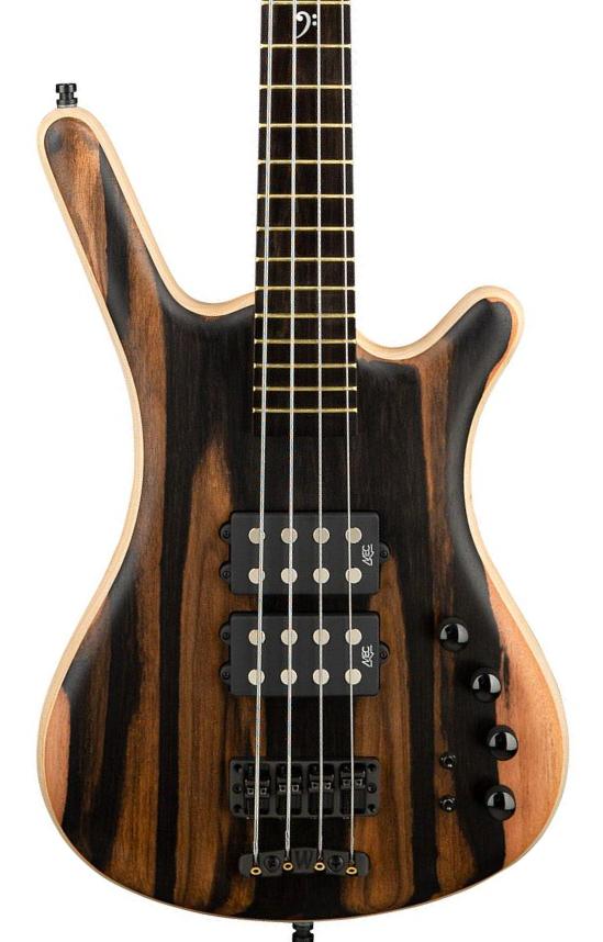 Bajo eléctrico de cuerpo sólido Warwick PRO GPS Corvette $$ Marbled Ebony Top 4-String Ltd - Natural oil finish