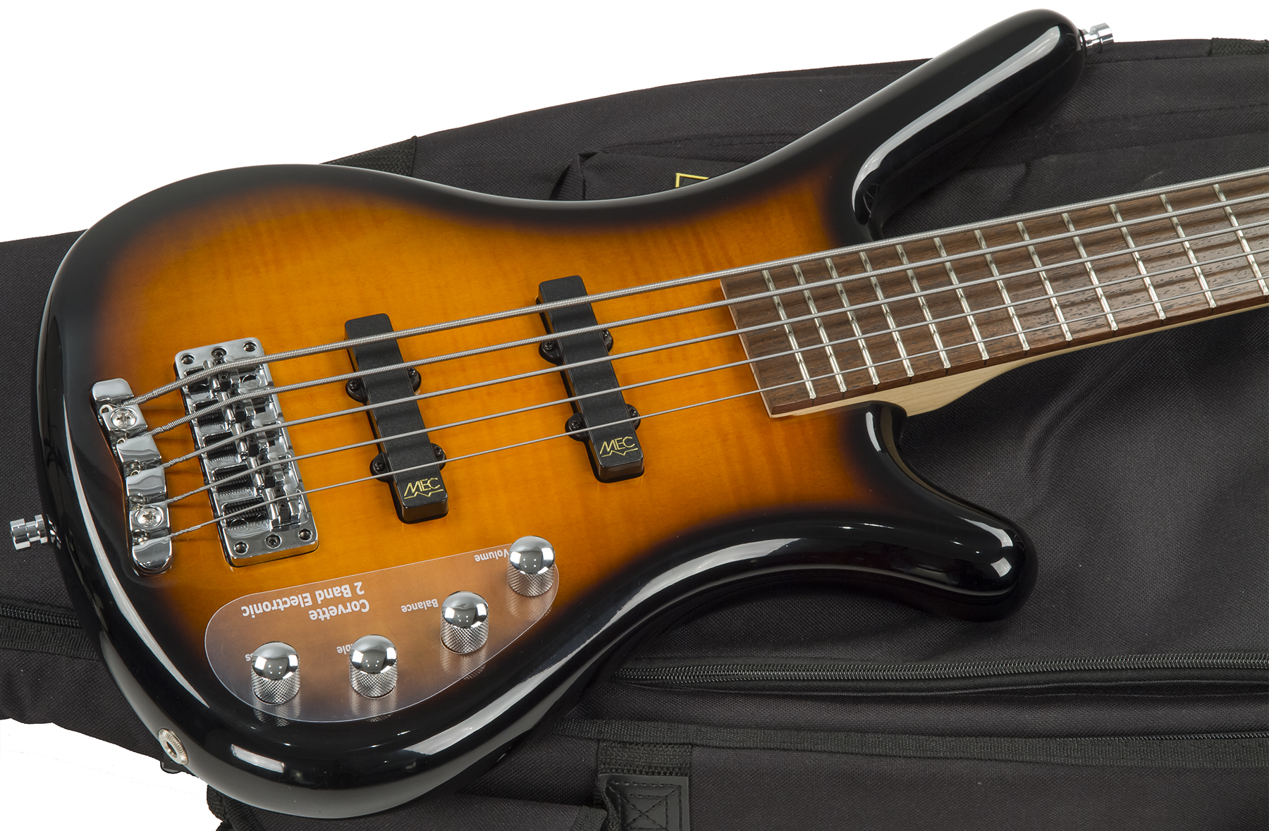 Warwick Corvette Classic Rockbass 5c Active Wen - Almond Sunburst - Bajo eléctrico de cuerpo sólido - Variation 1