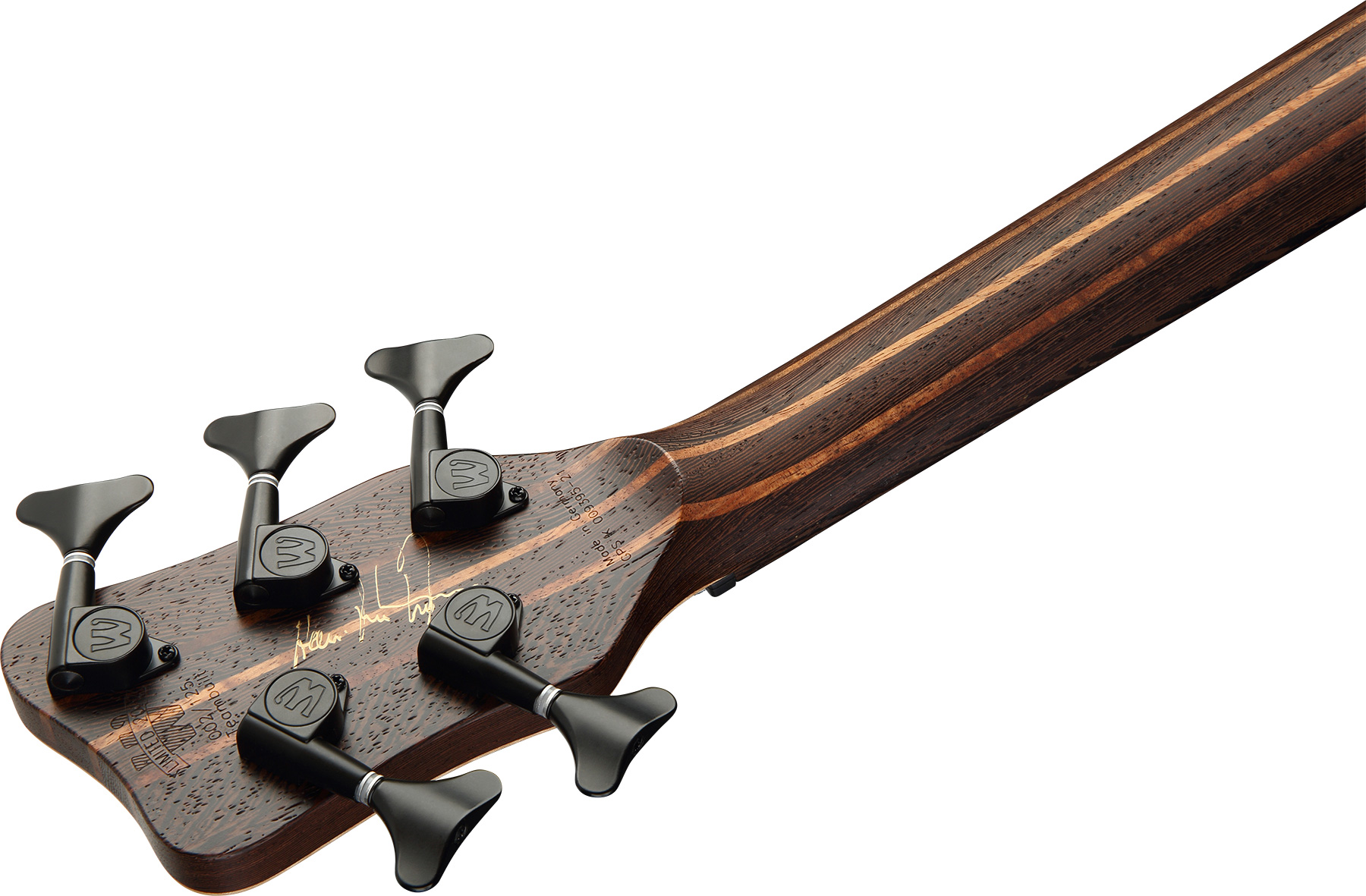 Warwick Streamette 5c Pro Gps Ltd Active Wen - Special Amber Transparent Satin - Bajo eléctrico de cuerpo sólido - Variation 5