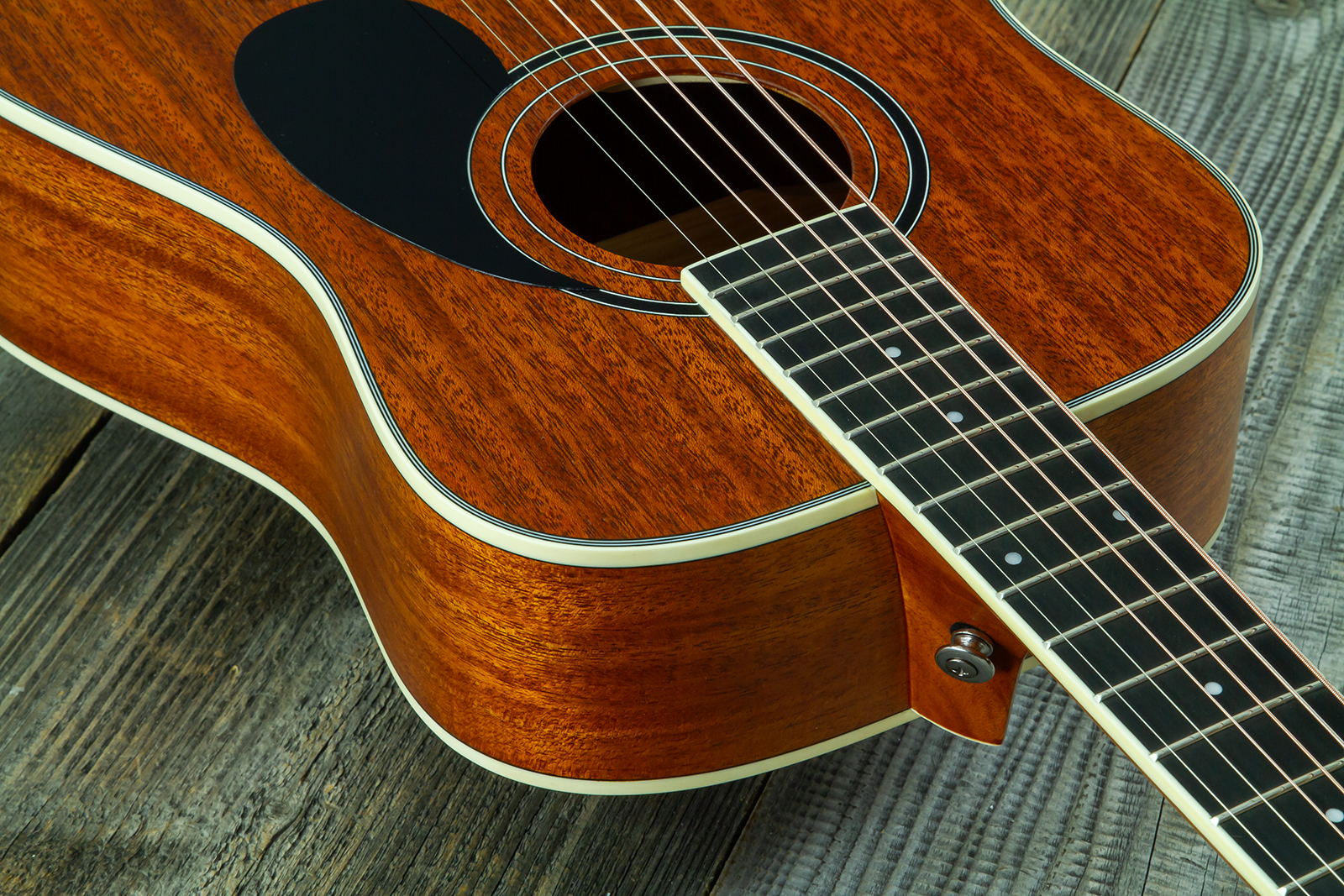 Wesland Bg350-nat Travel Shsc Tout Acajou Tec - Natural - Guitarra folk - Variation 4