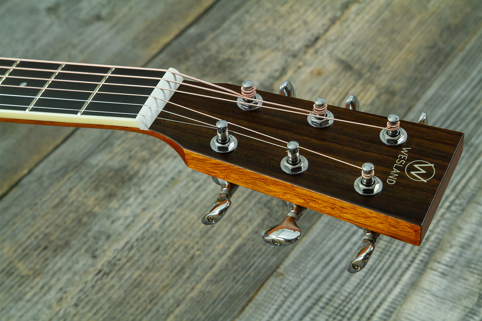 Wesland Bg350-nat Travel Shsc Tout Acajou Tec - Natural - Guitarra folk - Variation 6