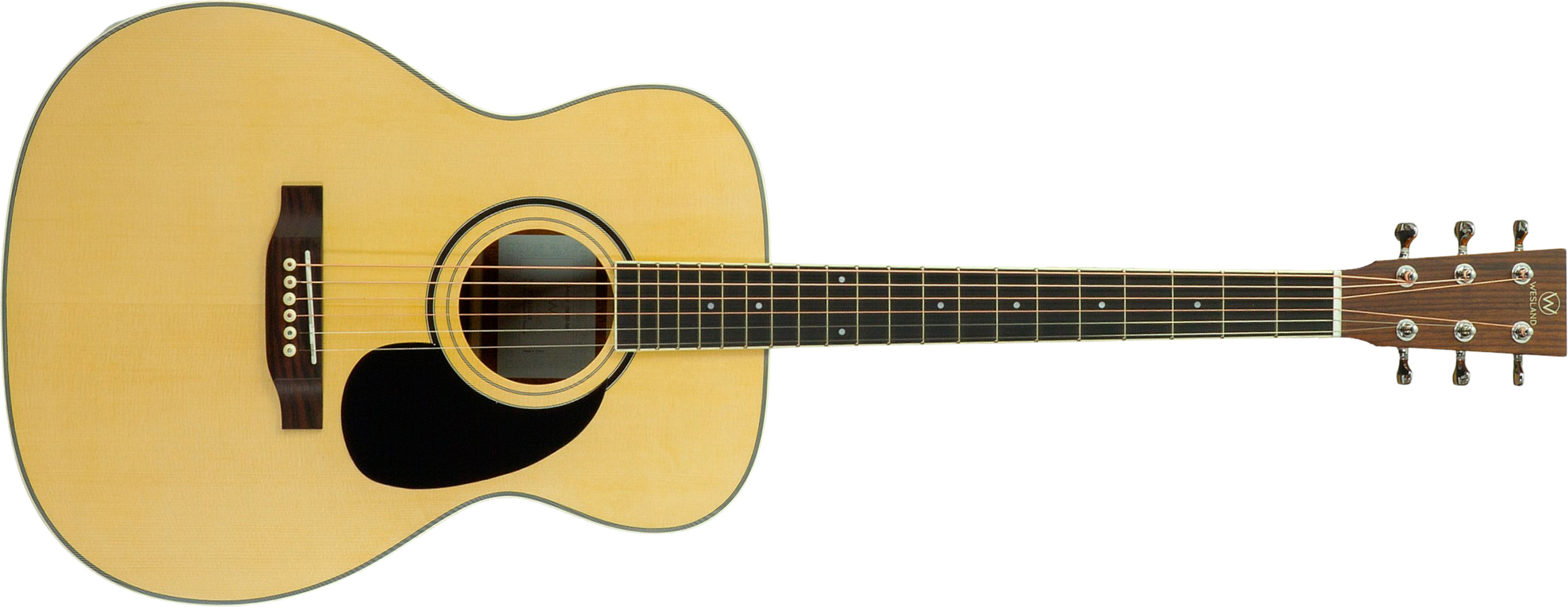 Wesland Om300-nat Orchestra Epicea Acajou Tec - Natural - Guitarra folk - Main picture