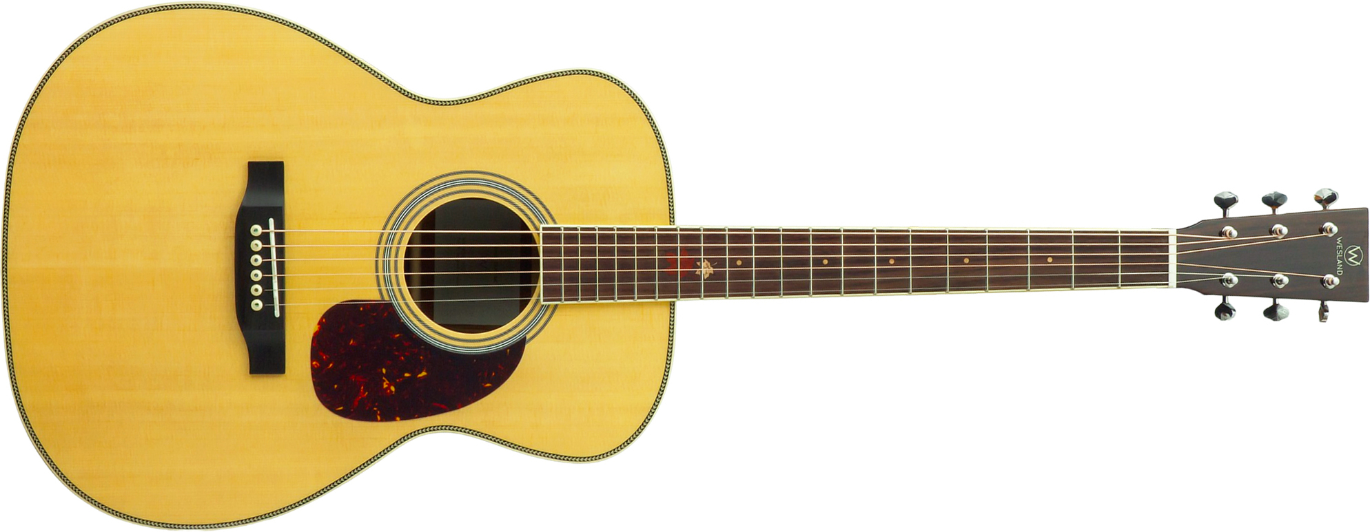 Wesland Om700-nat Om Epicea Acajou Rw - Natural - Guitarra folk - Main picture