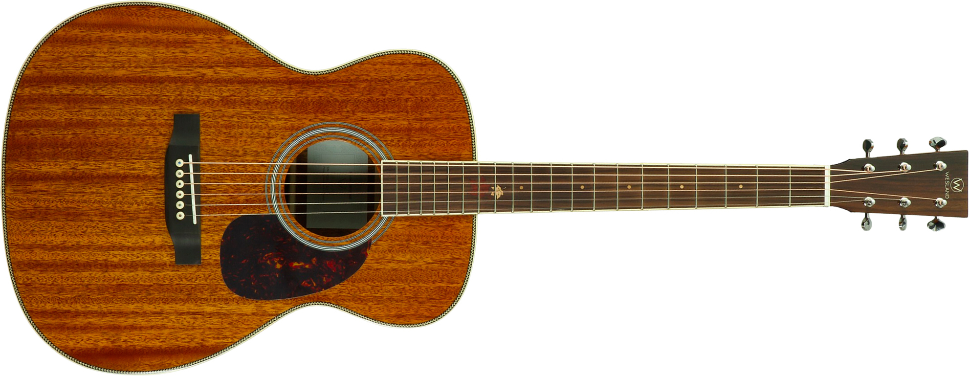 Wesland Om750-nat Om Tout Acajou Rw - Natural - Guitarra folk - Main picture