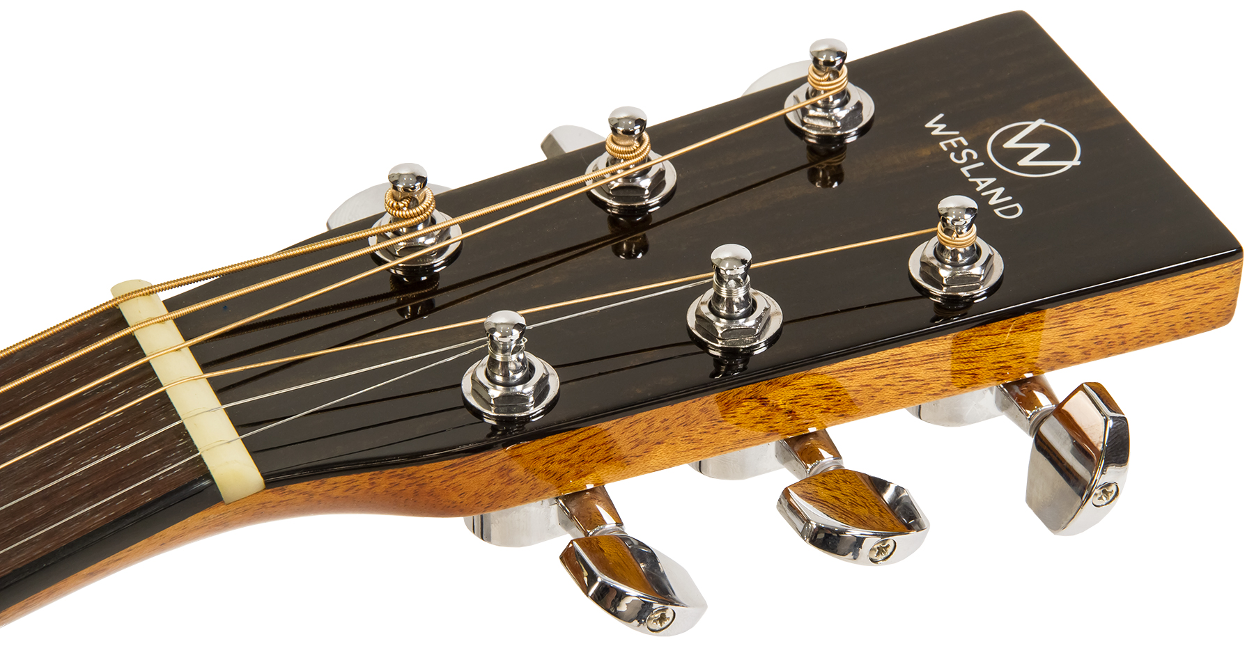 Wesland Dr1-w Dreadnought Epicea Noyer Rw - Natural - Guitarra acústica & electro - Variation 4