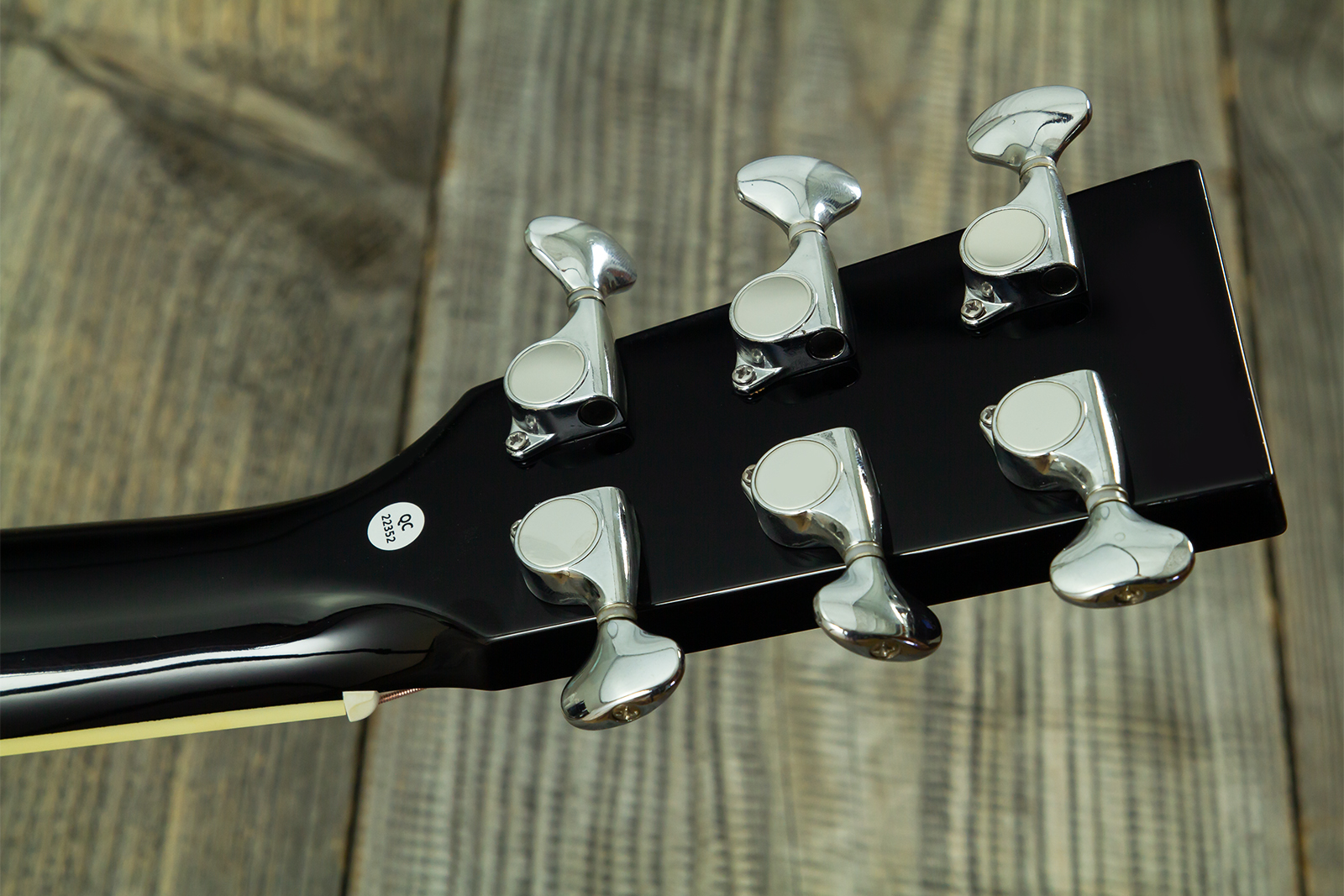 Wesland Dr300-ce-bk Dreadnought Cw Epicea Acajou Rw - Black - Guitarra folk - Variation 9
