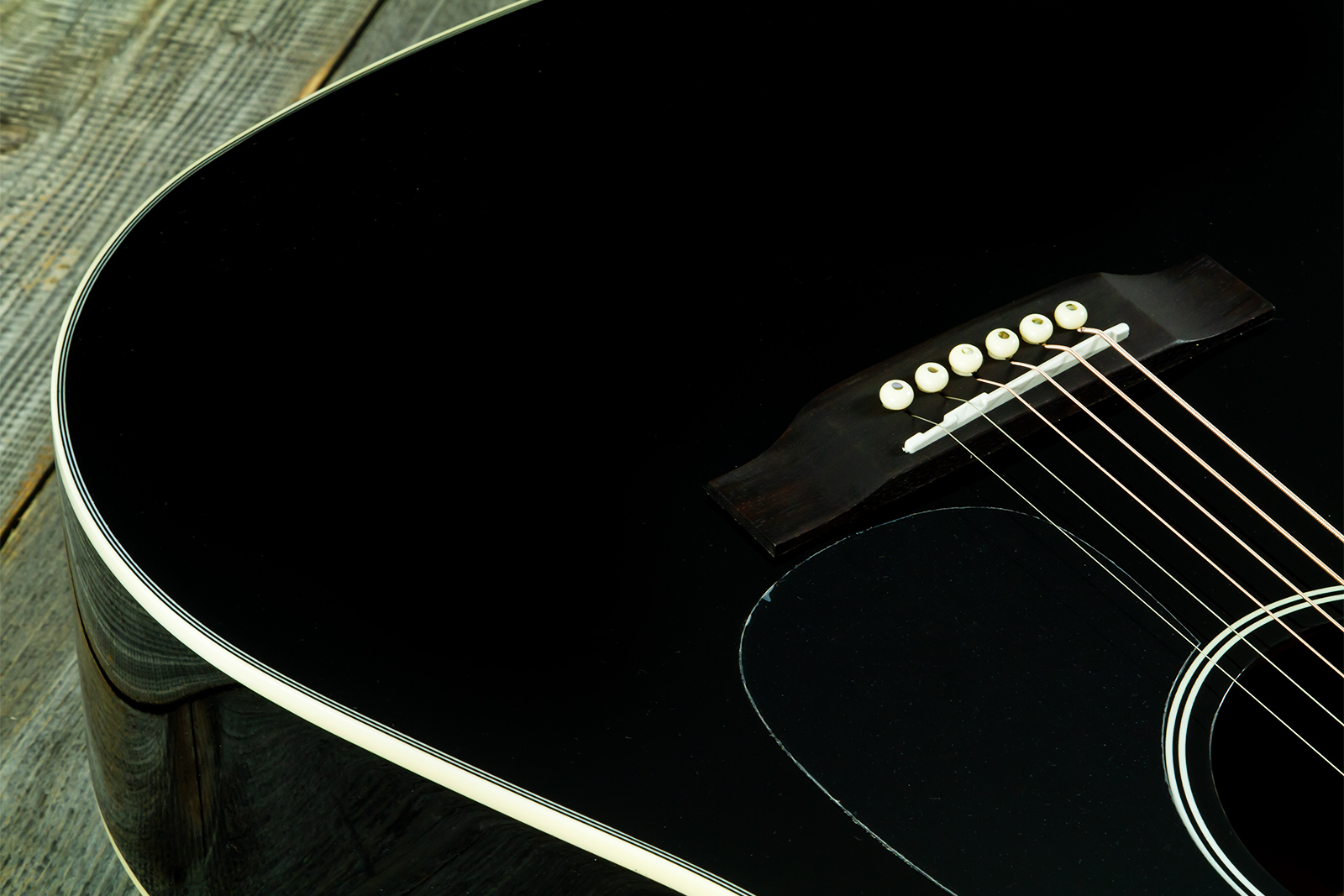 Wesland Dr300-ce-bk Dreadnought Cw Epicea Acajou Rw - Black - Guitarra folk - Variation 3