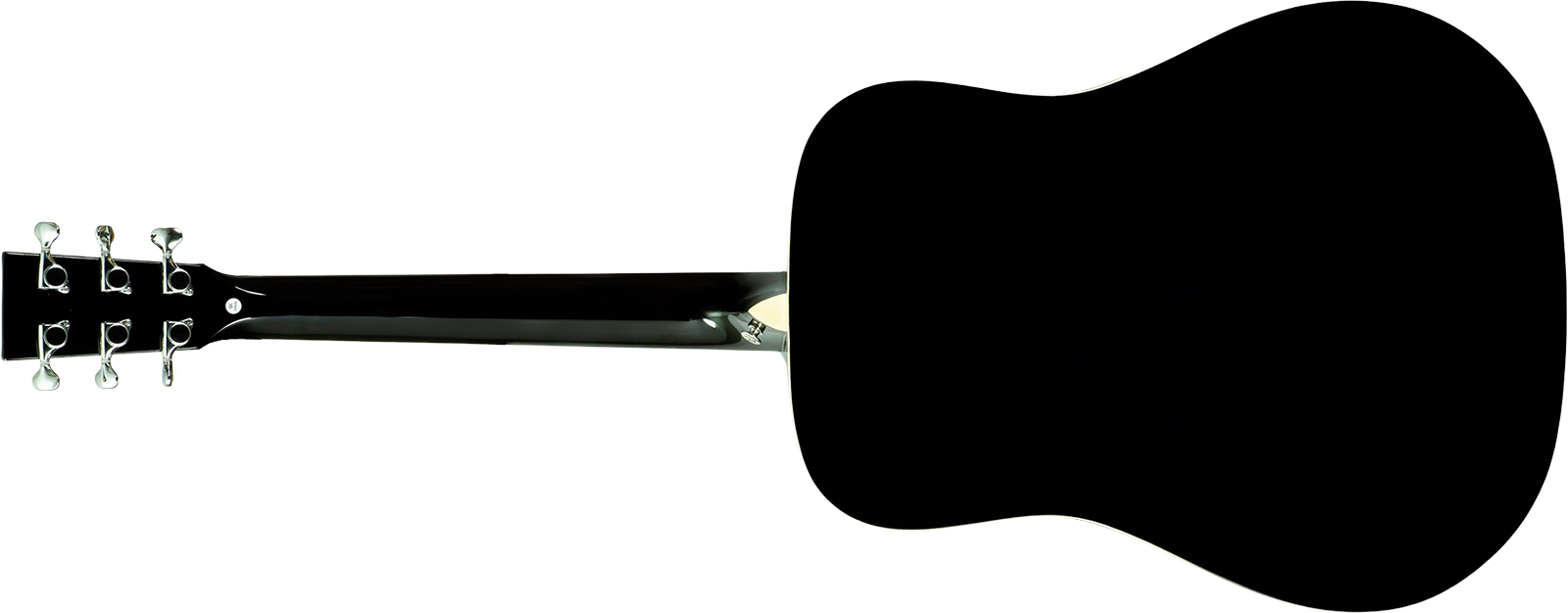 Wesland Dr300-ce-bk Dreadnought Epicea Acajou Rw - Black - Guitarra folk - Variation 1