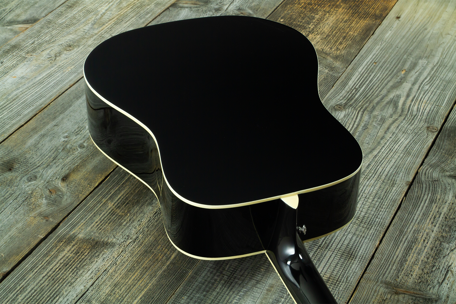Wesland Dr300-ce-bk Dreadnought Epicea Acajou Rw - Black - Guitarra folk - Variation 7