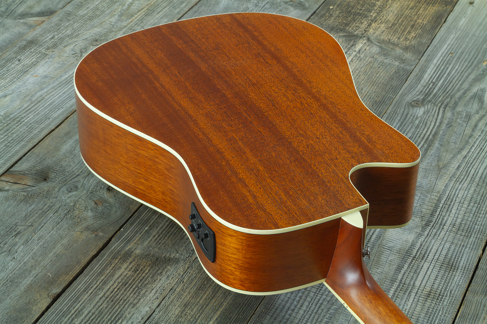 Wesland Dr300-ce-nat Dreadnought Cw Epicea Acajou Tec - Natural - Guitarra folk - Variation 10