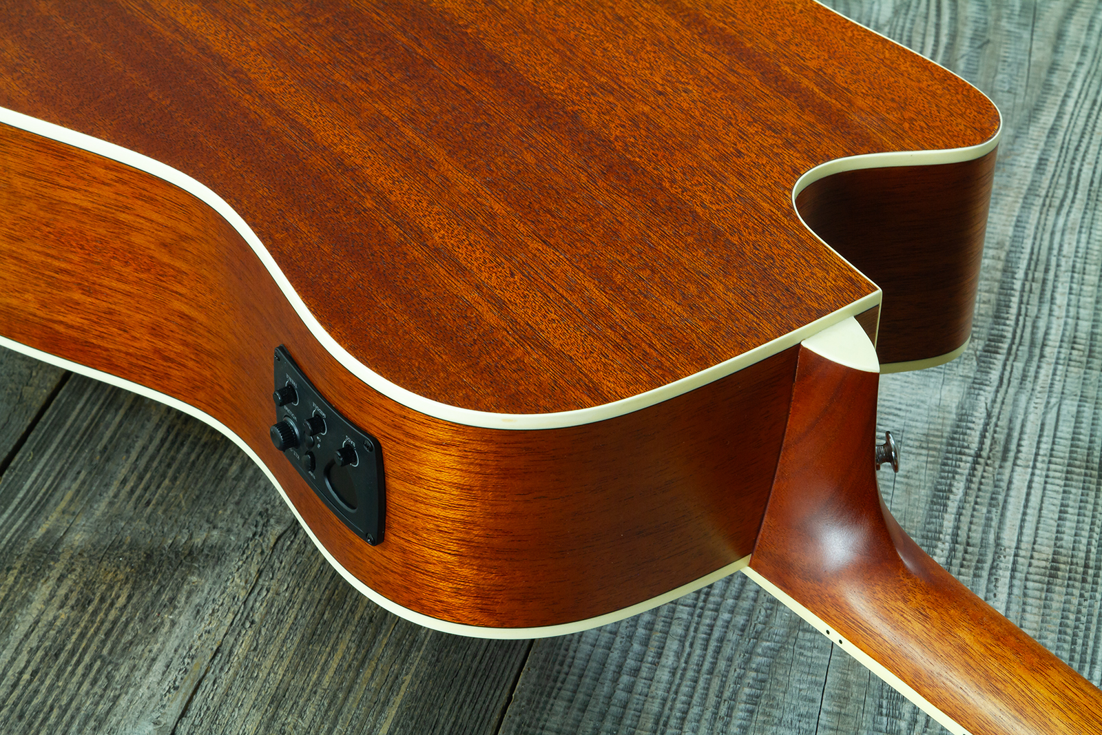 Wesland Dr300-ce-nat Dreadnought Cw Epicea Acajou Tec - Natural - Guitarra folk - Variation 11