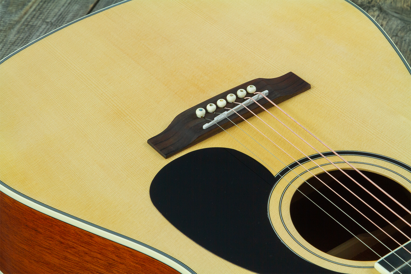 Wesland Dr300-ce-nat Dreadnought Cw Epicea Acajou Tec - Natural - Guitarra folk - Variation 3