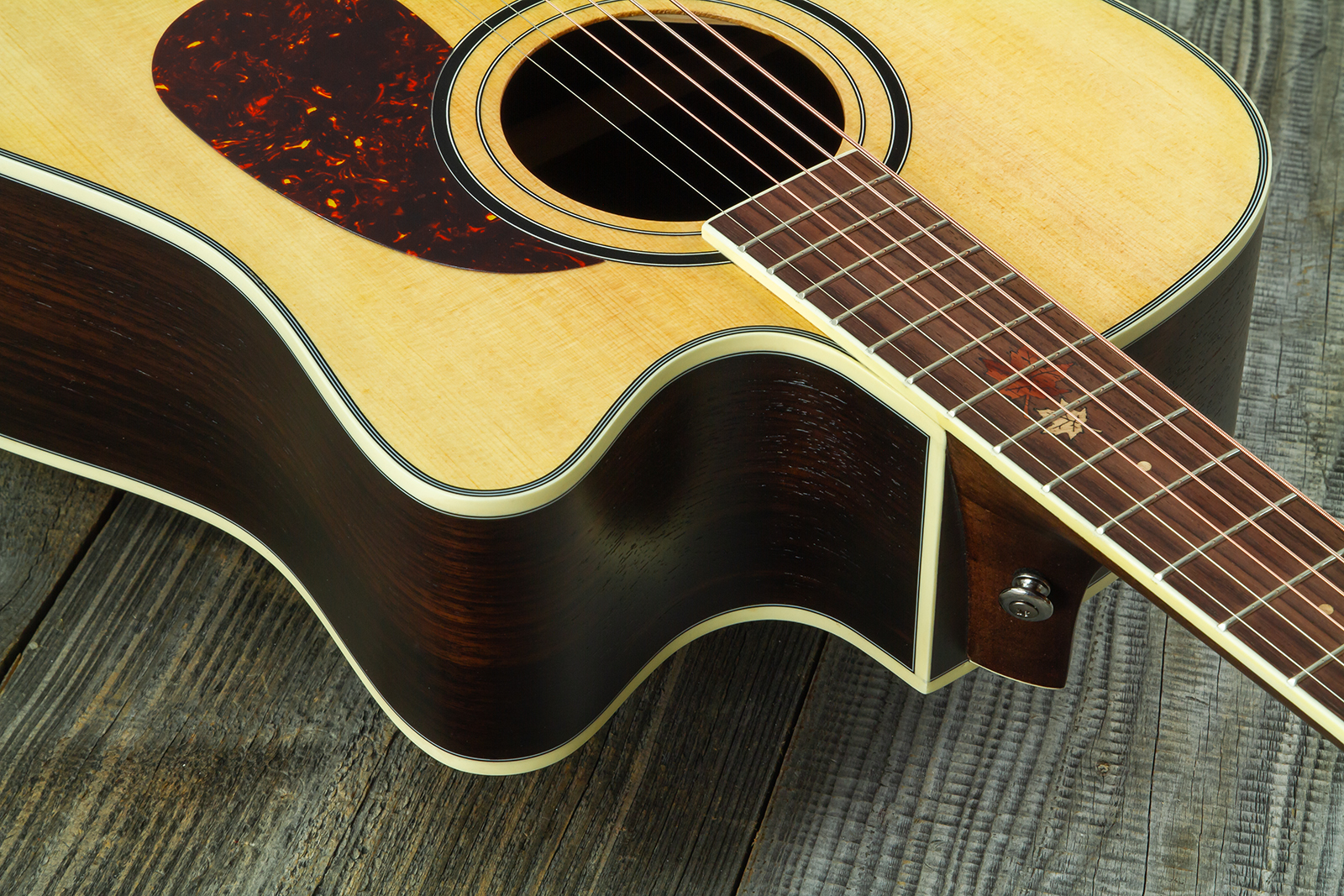 Wesland Dr500-ce-nat Dreadnought Cw Epicea Palissandre Rw - Natural - Guitarra folk - Variation 4