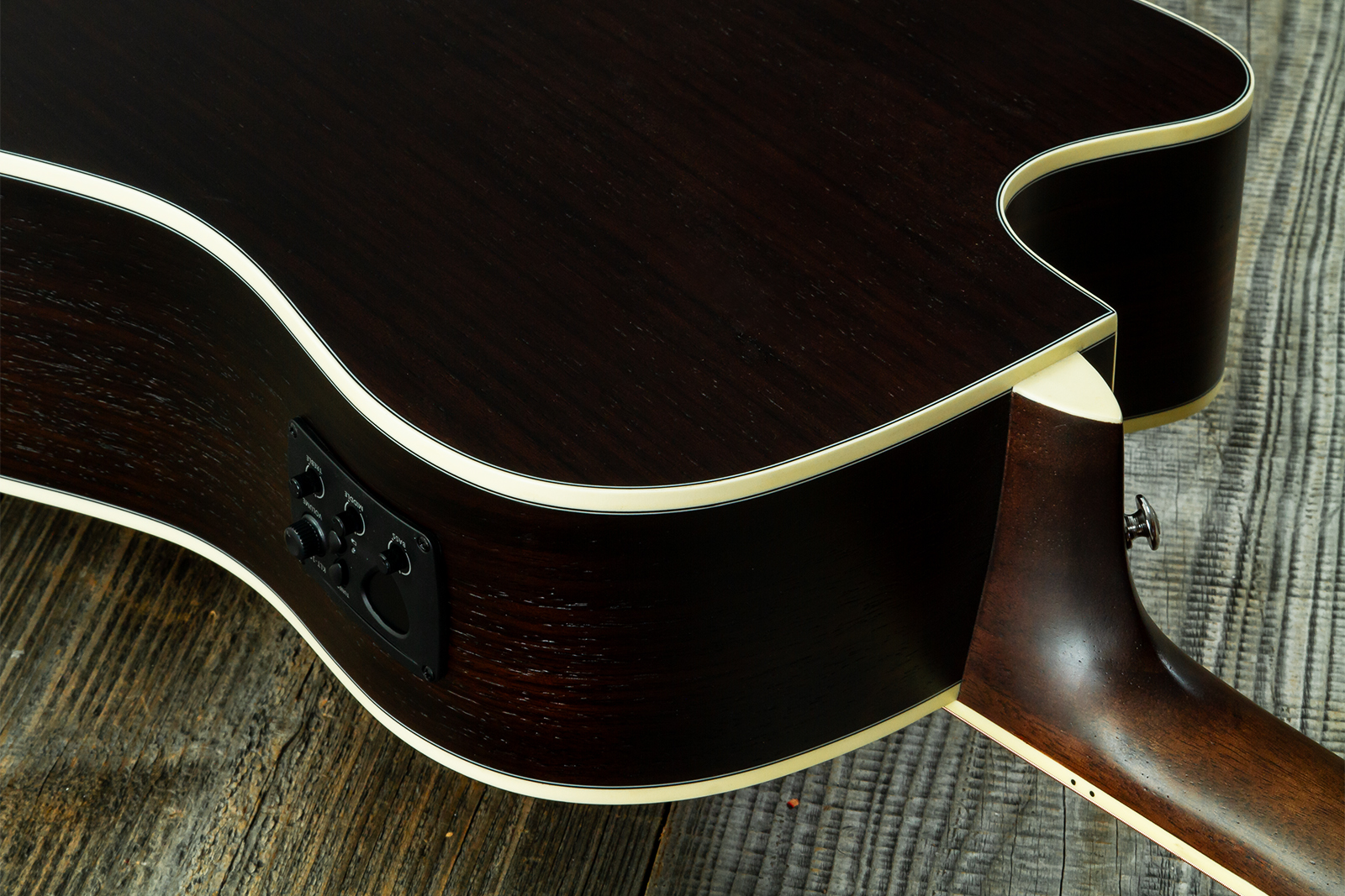 Wesland Dr500-ce-nat Dreadnought Cw Epicea Palissandre Rw - Natural - Guitarra folk - Variation 8