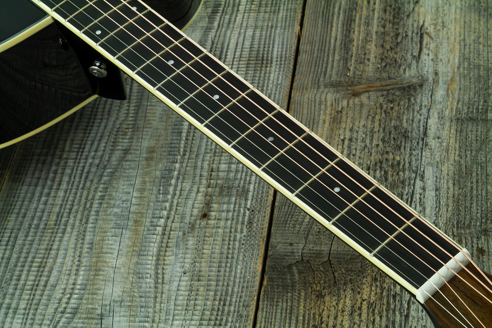 Wesland Om300-bk Om Epicea Acajou Rw - Black - Guitarra folk - Variation 5
