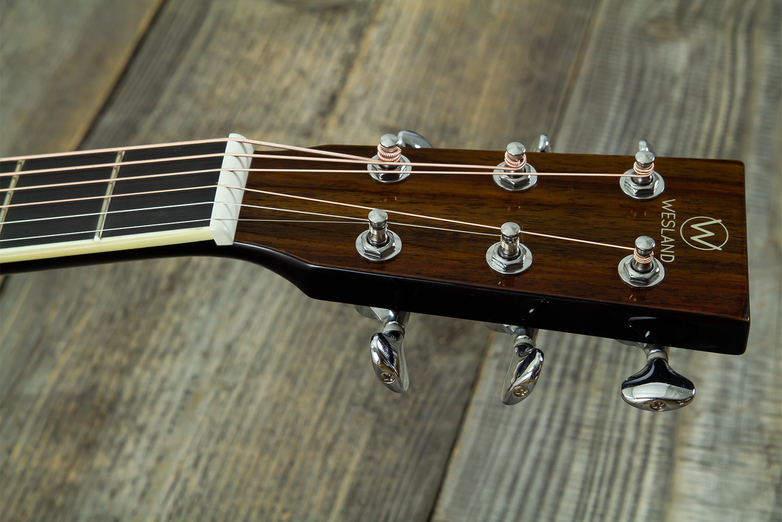 Wesland Om300-bk Om Epicea Acajou Rw - Black - Guitarra folk - Variation 6