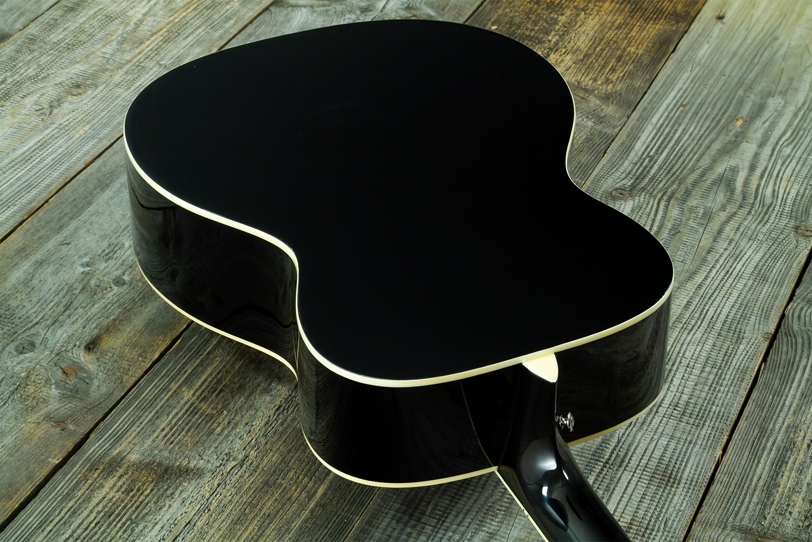 Wesland Om300-bk Om Epicea Acajou Rw - Black - Guitarra folk - Variation 7