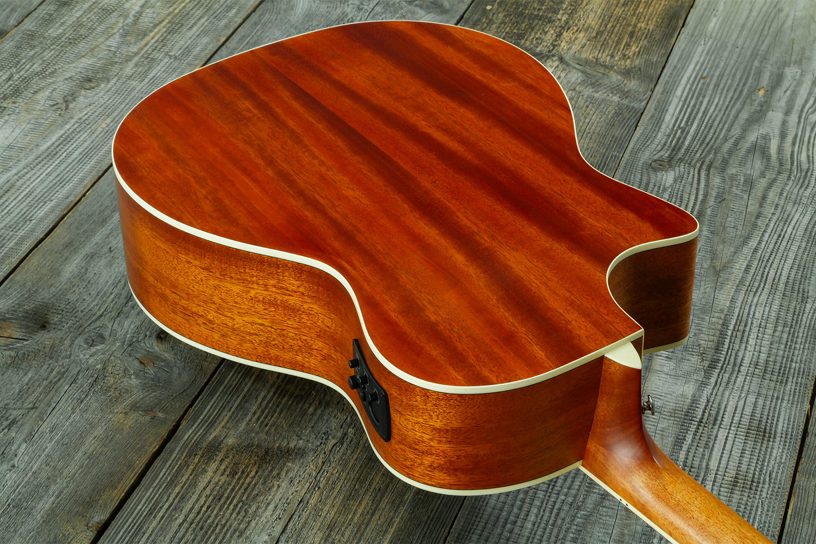 Wesland Om300-ce-nat Orchestra Cw Epicea Acajou Tec - Natural - Guitarra folk - Variation 9