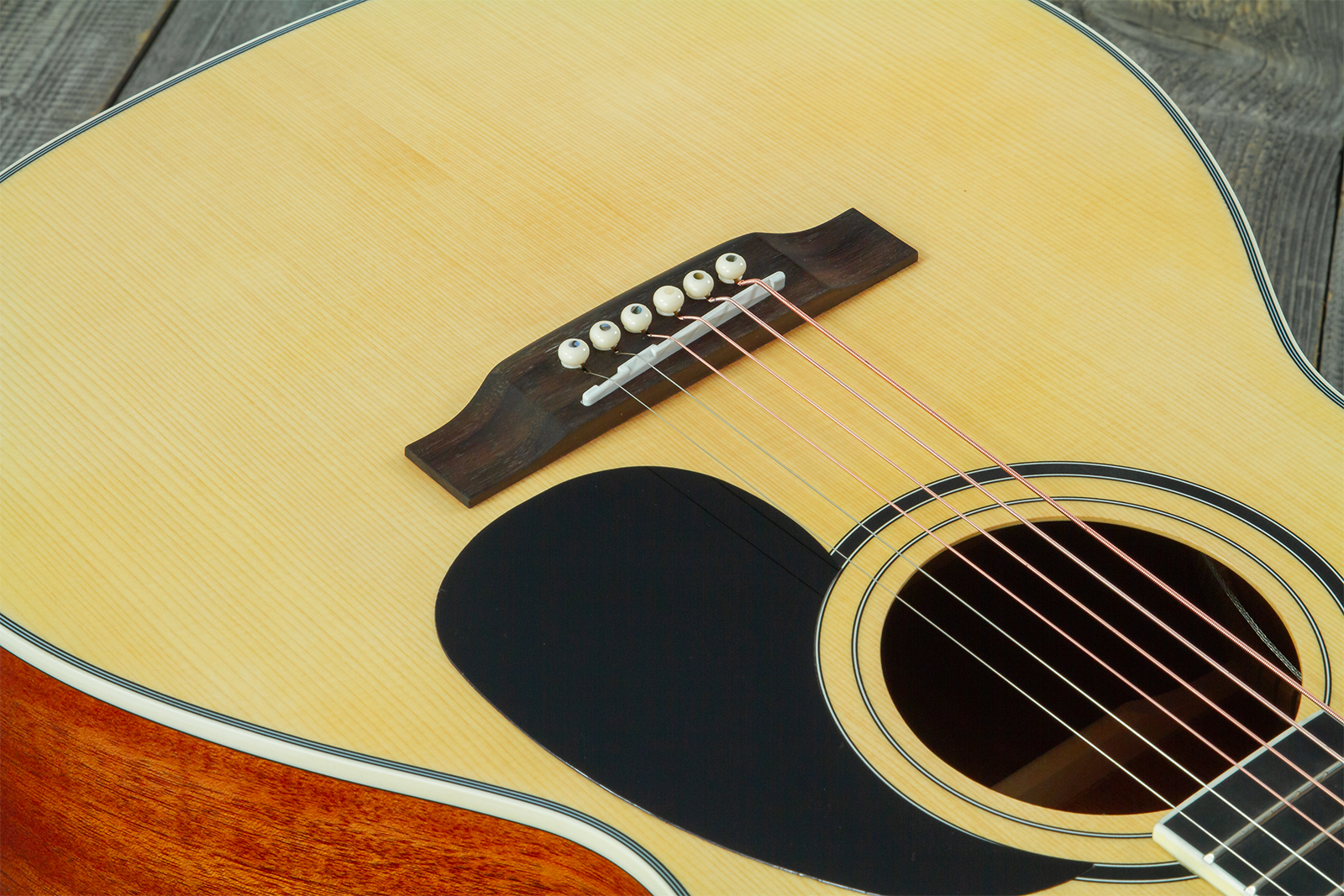 Wesland Om300-ce-nat Orchestra Cw Epicea Acajou Tec - Natural - Guitarra folk - Variation 5